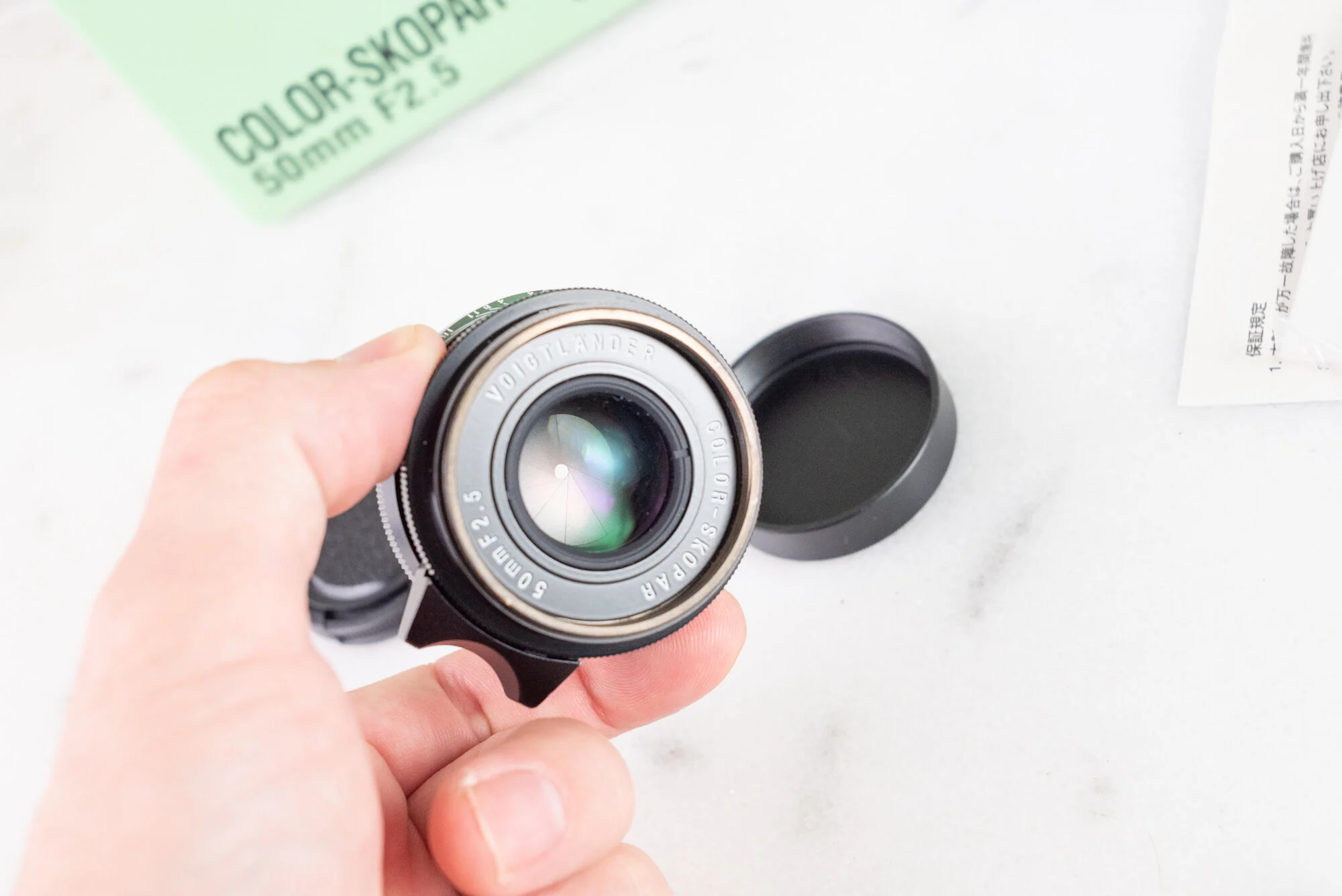 Voigltlander Color Skopar 50mm F/2.5 LTM Lens, Complete in Box — F